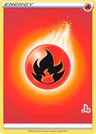 Fire Energy (#6 Cinderace Stamped) - Battle Academy 2022 Normal
