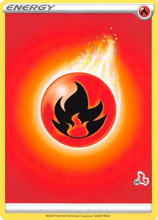 Fire Energy (#38 Cinderace Stamped) - Battle Academy 2022 Normal