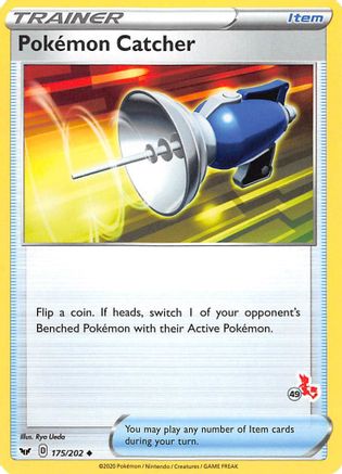 Pokemon Catcher (# Cinderace Stamped) (175/202) - Battle Academy 2022 - Promo