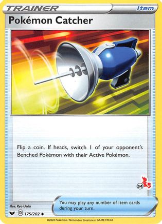 Pokemon Catcher (# Cinderace Stamped) (175/202) - Battle Academy 2022 - Promo