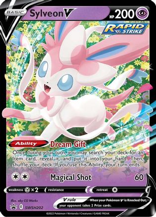 Sylveon V SWSH202 - SWSH Sword & Shield Promo Cards Holofoil - Promo