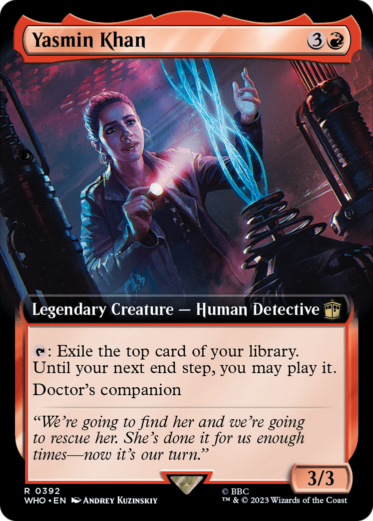 Yasmin Khan (Extended Art) (WHO-392) - Doctor Who: (Extended Art)