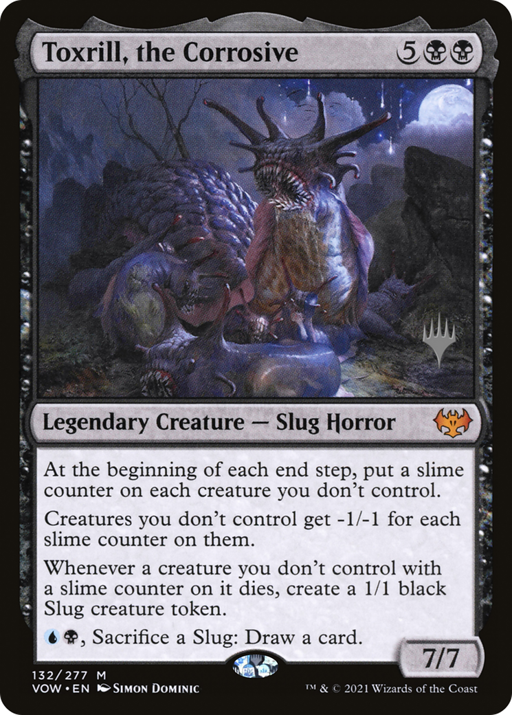 Toxrill, the Corrosive (PPDMU-132) - Innistrad: Crimson Vow Promos (Promo Pack)
