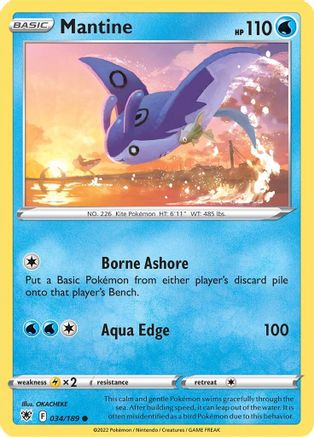 Mantine 034/189 - SWSH10 Astral Radiance Normal - Common