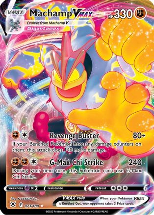 Machamp VMAX 073/189 - SWSH10 Astral Radiance Holofoil - Ultra Rare