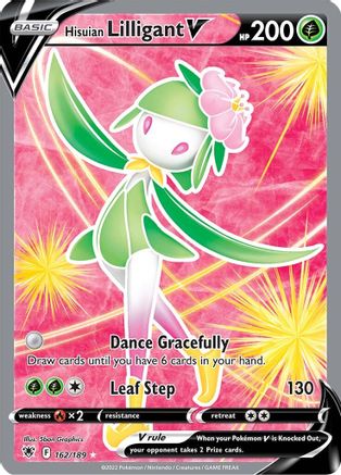 Hisuian Lilligant V (Full Art) 162/189 - SWSH10 Astral Radiance Holofoil - Ultra Rare