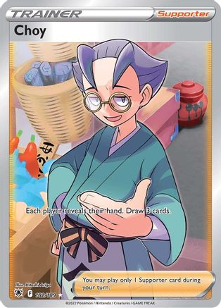Choy (Full Art) 182/189 - SWSH10 Astral Radiance Holofoil - Ultra Rare