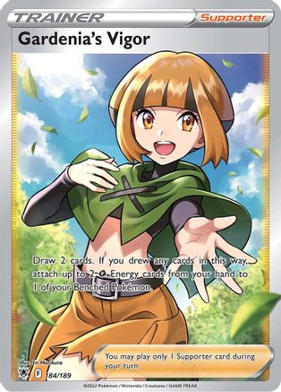 Gardenia's Vigor (Full Art) 184/189 - SWSH10 Astral Radiance Holofoil - Ultra Rare