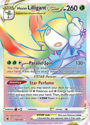 Hisuian Lilligant VSTAR (Secret) 190/189 - SWSH10 Astral Radiance Holofoil - Secret Rare