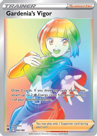 Gardenia's Vigor (Secret) 202/189 - SWSH10 Astral Radiance Holofoil - Secret Rare