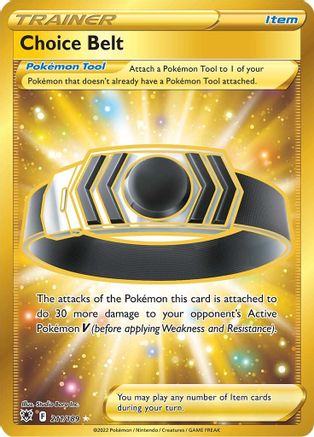 Choice Belt (Secret) 211/189 - SWSH10 Astral Radiance Holofoil - Secret Rare