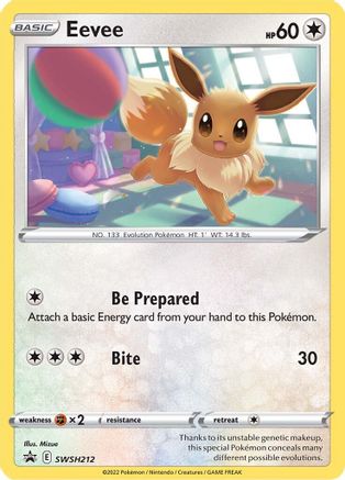 Eevee SWSH212 - SWSH Sword & Shield Promo Cards Holofoil - Promo