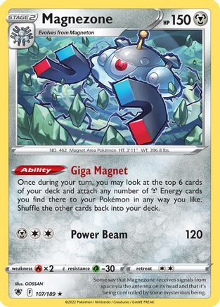 Magnezone 107/189 - Deck Exclusives Normal - Rare