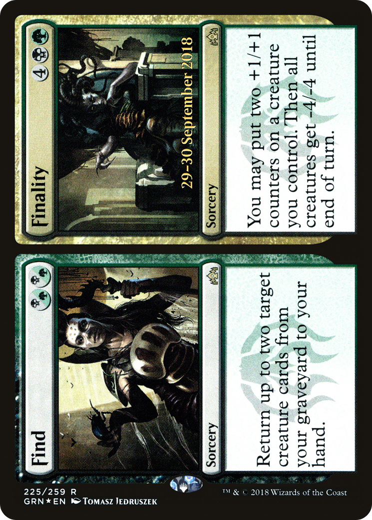 Find // Finality (PRE-225S) - Guilds of Ravnica Promos (Prerelease) Foil