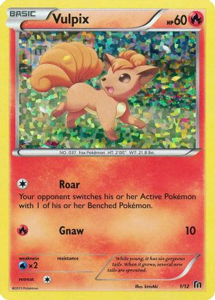 Vulpix (1/12) - McDonalds Promos 2016 Holofoil - Promo