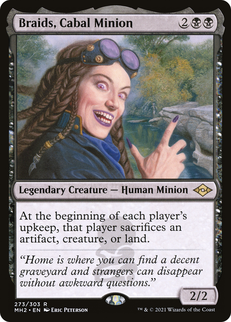 Braids, Cabal Minion (MH2-273) - Modern Horizons 2 Etched Foil