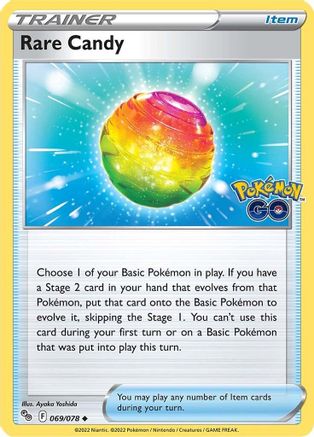 Rare Candy (69/078) - Pokemon GO - Uncommon