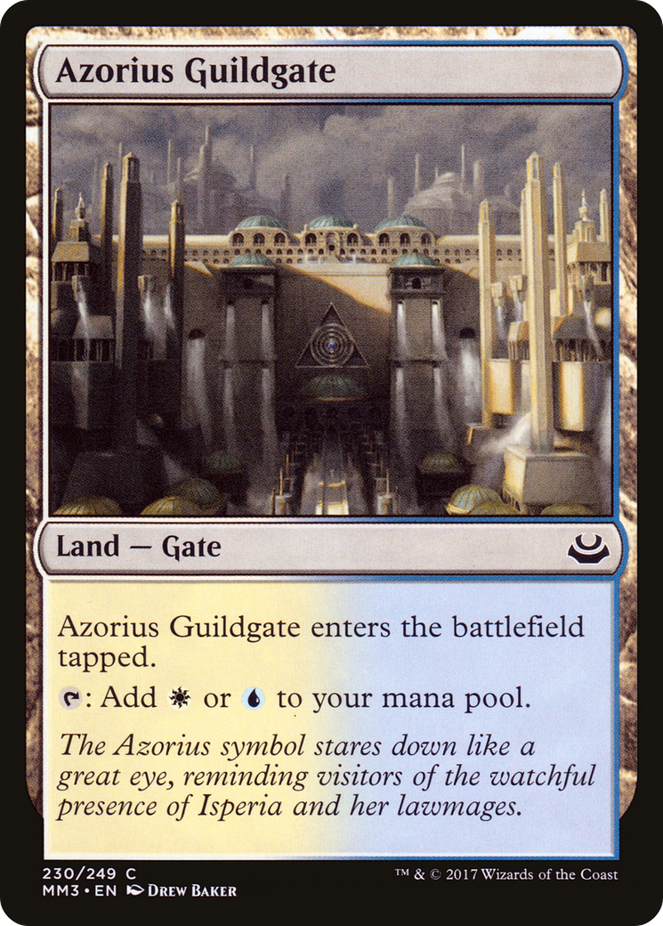 Azorius Guildgate (MM3-230) - Modern Masters 2017