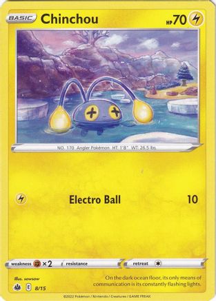 Chinchou (8/015) - McDonalds Promos 2022 - Promo