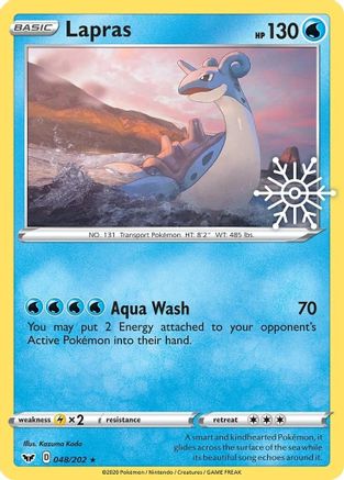 Lapras 048/202 - Miscellaneous Cards & Products Holofoil - Promo