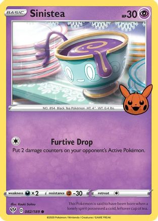 Sinistea - 082/189 - Trick or Trade BOOster Bundle Normal