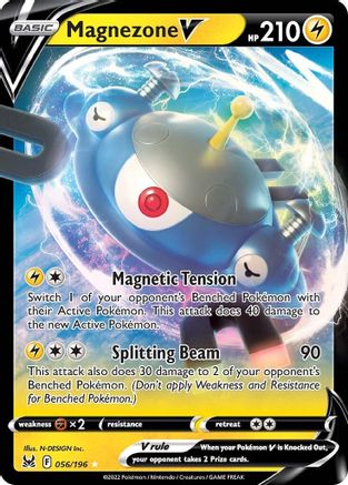 Magnezone V 056/196 - SWSH11 Lost Origin Holofoil - Ultra Rare