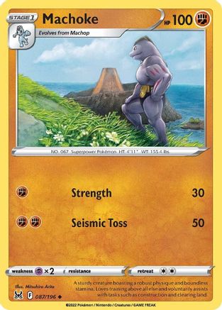 Machoke 087/196 - SWSH11 Lost Origin Normal - Uncommon
