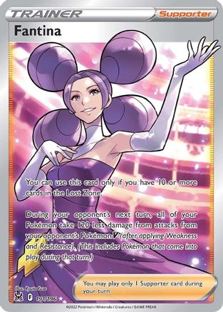 Fantina (Full Art) 191/196 - SWSH11 Lost Origin Holofoil - Ultra Rare