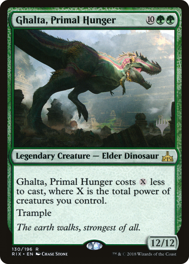 Ghalta, Primal Hunger (PPM20-130) - Rivals of Ixalan Promos Foil (Promo Pack)