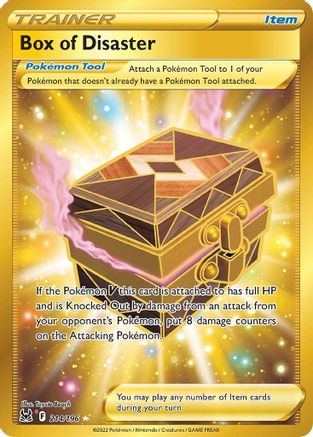 Box of Disaster (Secret) 214/196 - SWSH11 Lost Origin Holofoil - Secret Rare