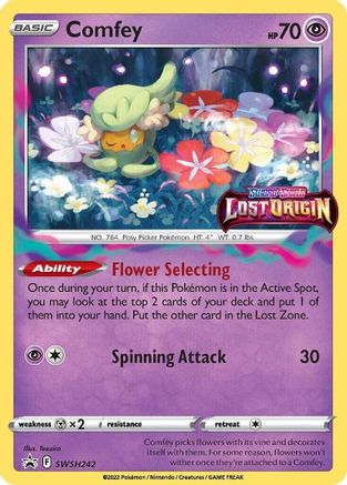 Comfey SWSH242 - SWSH Sword & Shield Promo Cards Holofoil - Promo