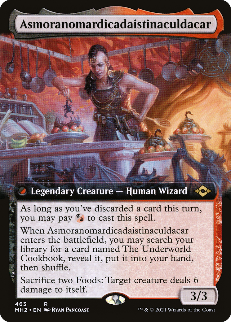 Asmoranomardicadaistinaculdacar (Extended Art) (MH2-463) - Modern Horizons 2: (Extended Art)