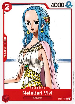 (ST01-009) Nefeltari Vivi - Starter Deck 1: Straw Hat Crew Normal
