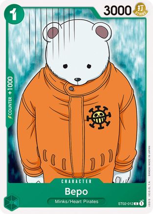 (ST02-012) Bepo - Starter Deck 2: Worst Generation Normal