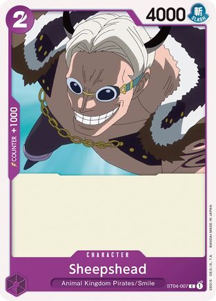 (ST04-007) Sheepshead - Starter Deck 4: Animal Kingdom Pirates Normal