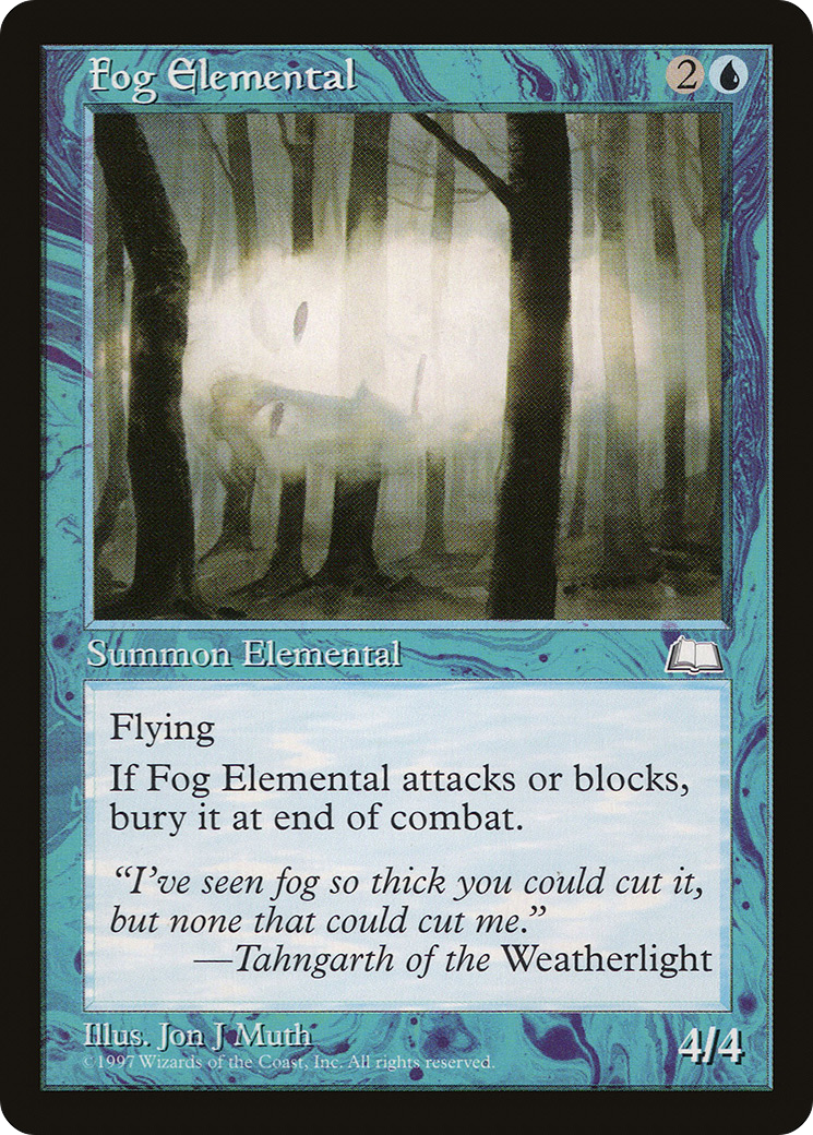 Fog Elemental (WTH-040) - Weatherlight
