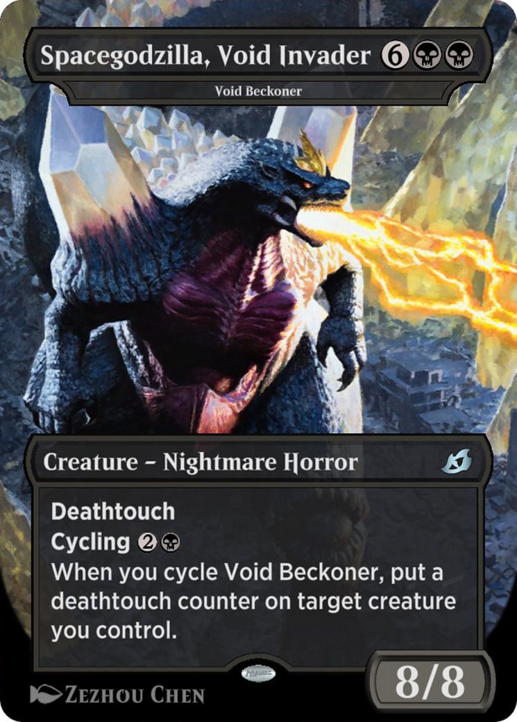 Void Beckoner (Borderless)(IKO-373A) - Ikoria: Lair of Behemoths / Spacegodzilla, Void Invader