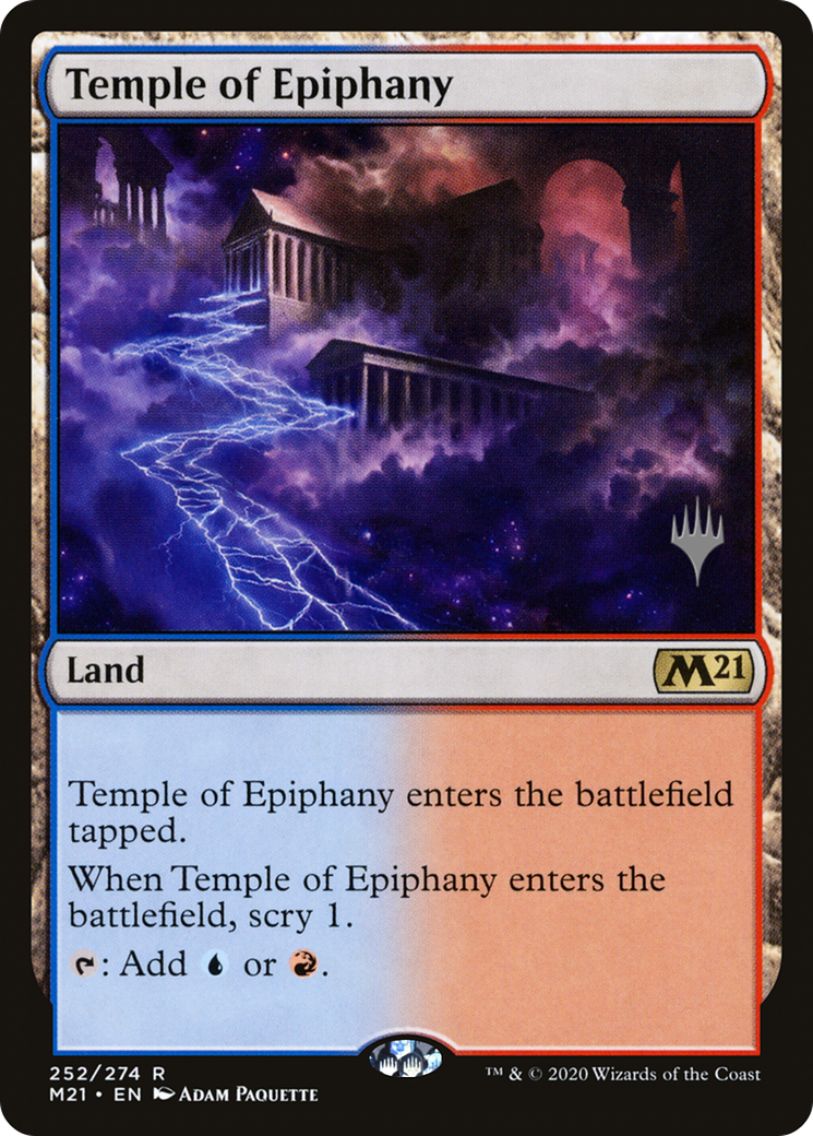 Temple of Epiphany (PPM21-252P) - Core Set 2021 Promos (Promo Pack) Foil