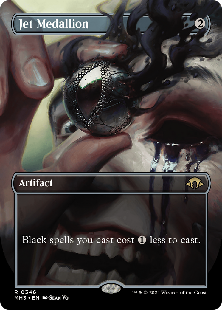 Jet Medallion (Borderless) (MH3-346) - Modern Horizons 3 (Borderless)