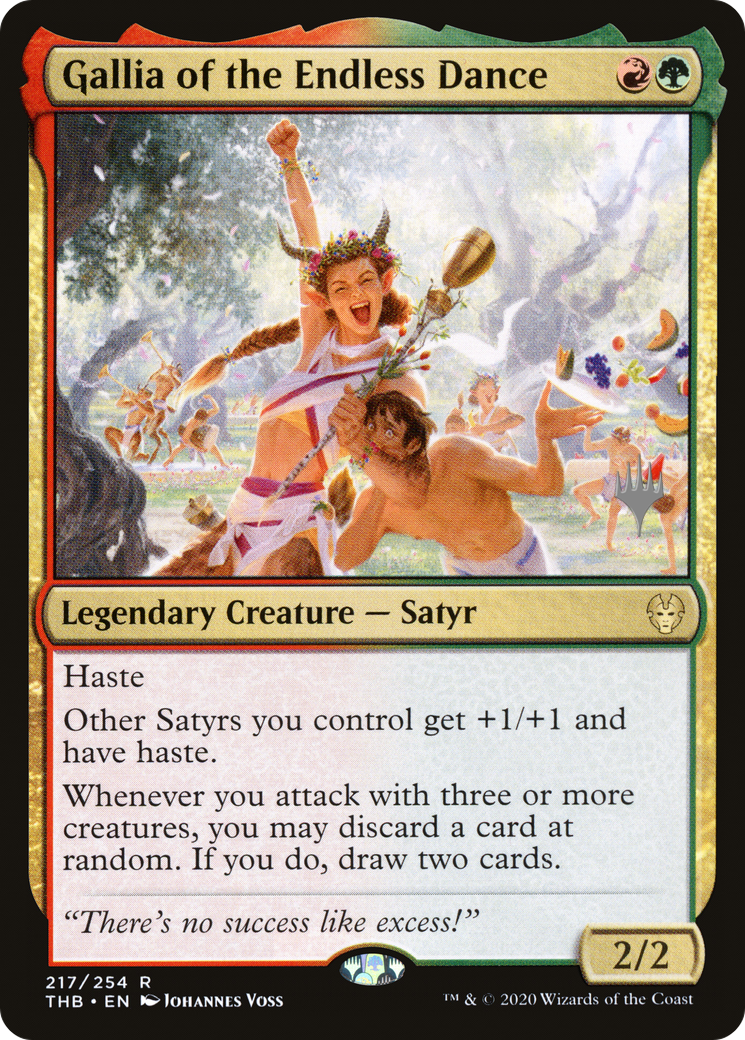 Gallia of the Endless Dance (PPTHB-217P) - Theros Beyond Death Promos Foil (Promo Pack)