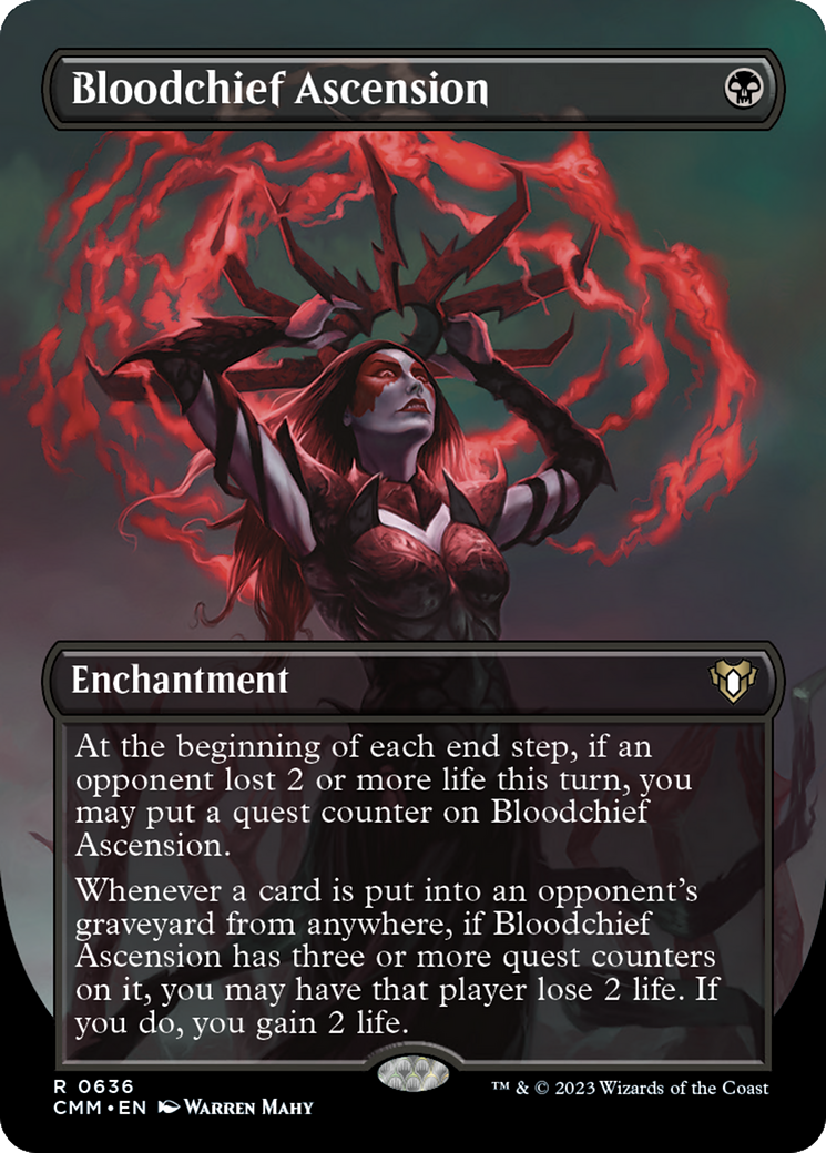 Bloodchief Ascension (CMM-636) - Commander Masters (Borderless) Foil