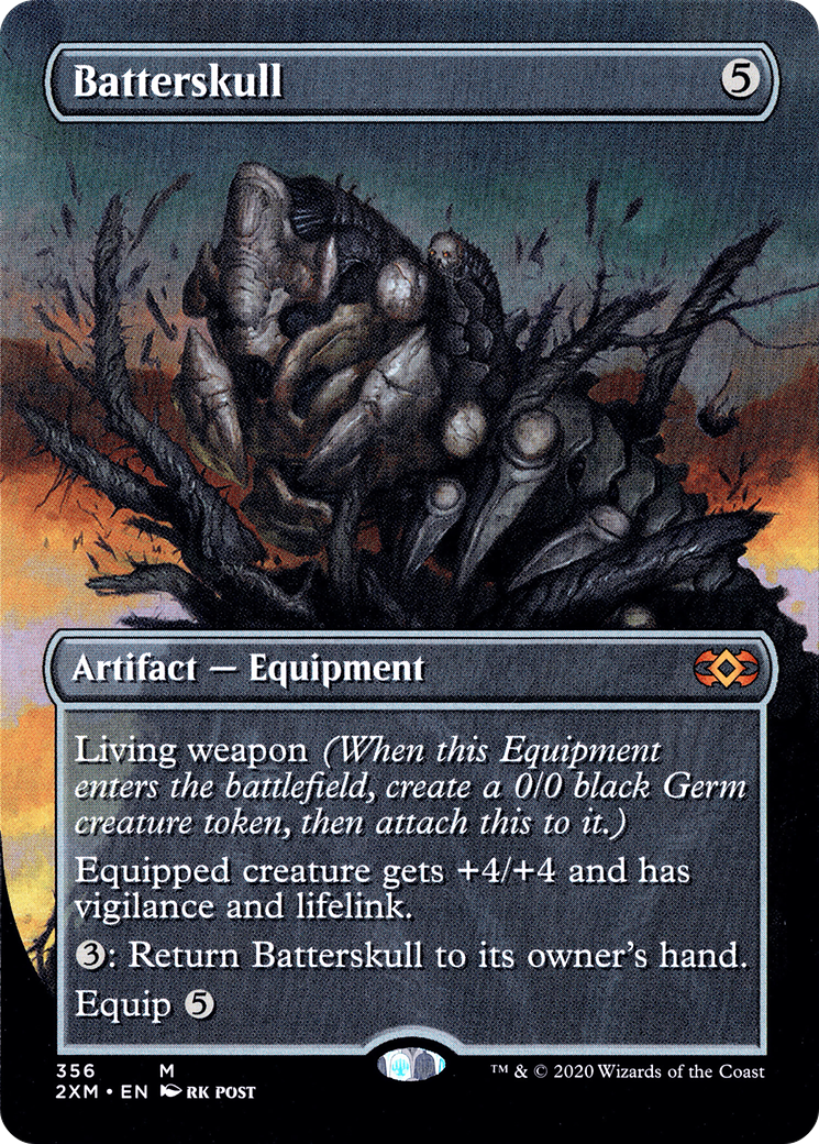 Batterskull (Borderless) (2XM-356) - Double Masters (Borderless) Foil