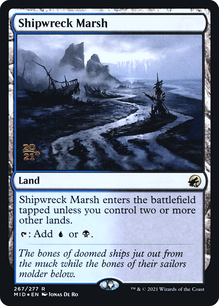 Shipwreck Marsh (PRE-267S) - Innistrad: Midnight Hunt Promos (Prerelease) Foil