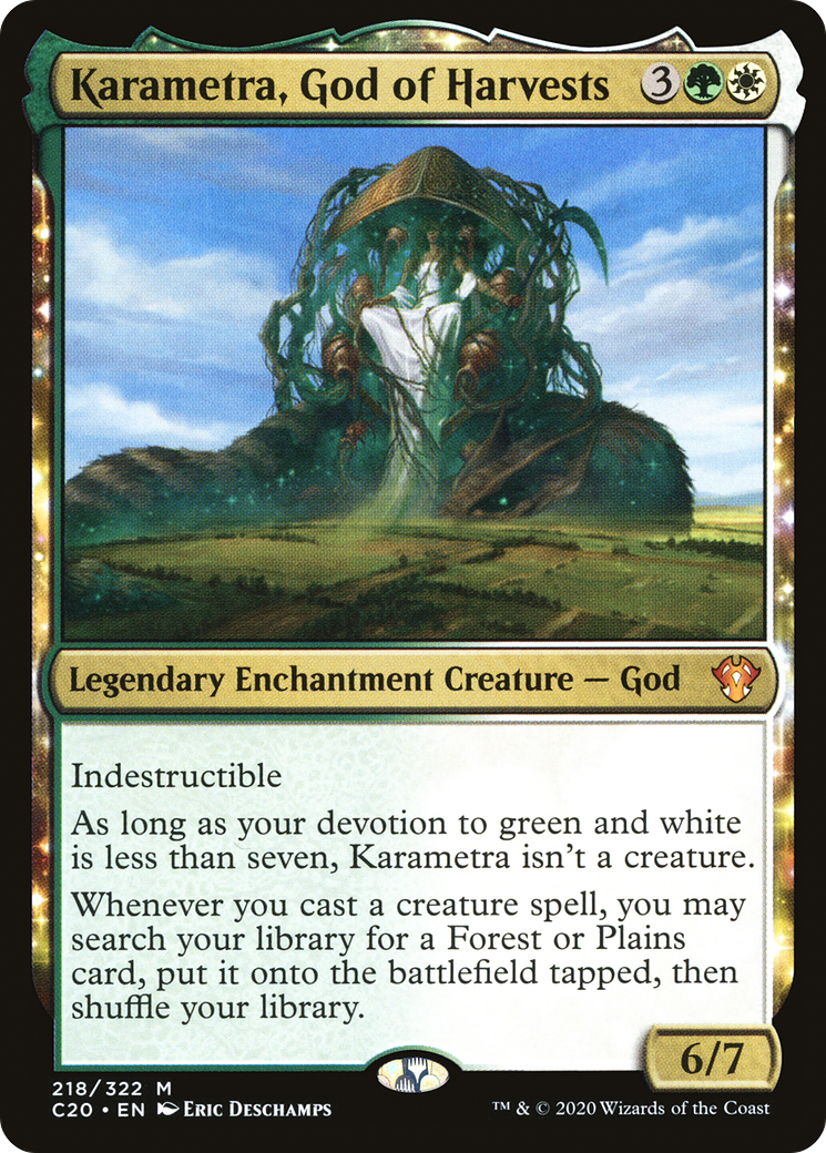 Karametra, God of Harvests (C20-218) - Commander 2020