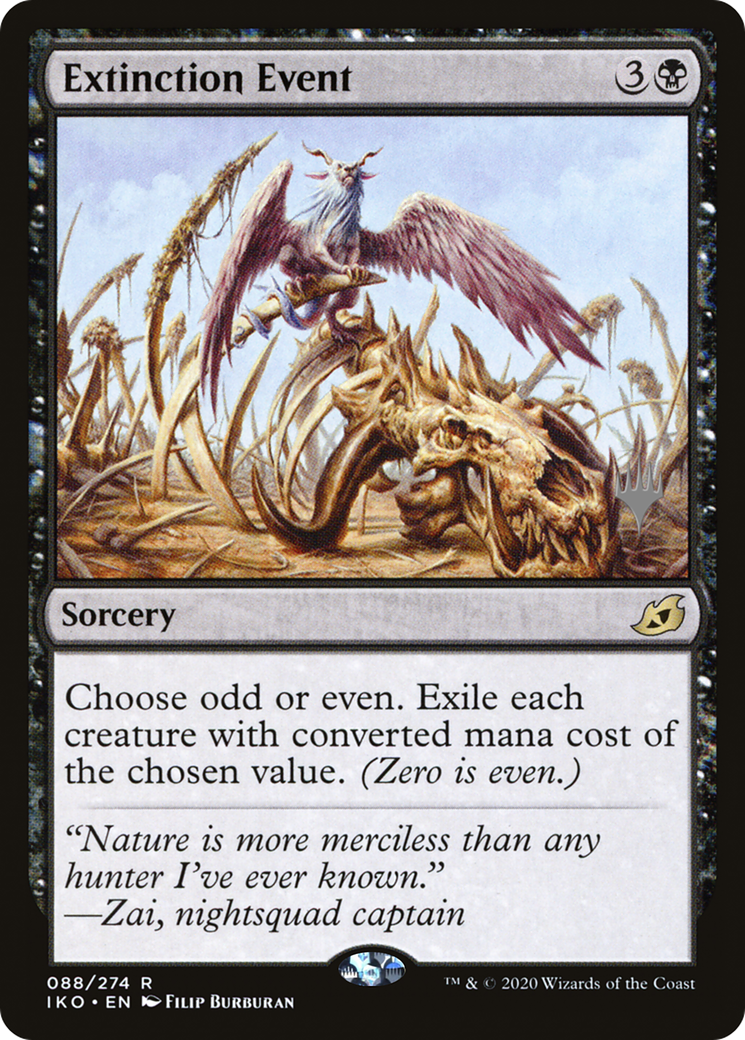 Extinction Event (PPIKO-88P) - Ikoria: Lair of Behemoths Promos (Promo Pack) Foil