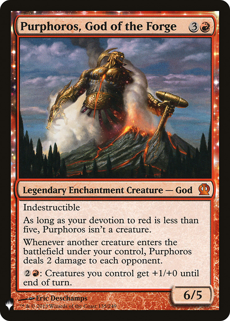 Purphoros, God of the Forge (LIST-THS-135) - The List