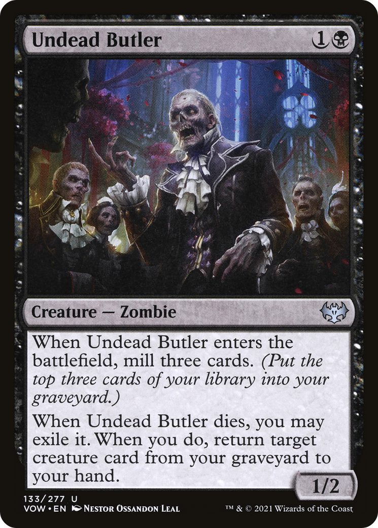 Undead Butler (VOW-133) - Innistrad: Crimson Vow Foil