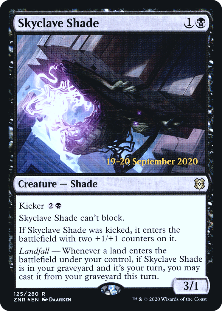 Skyclave Shade (PRE-125S) - Zendikar Rising Promos (Prerelease) Foil