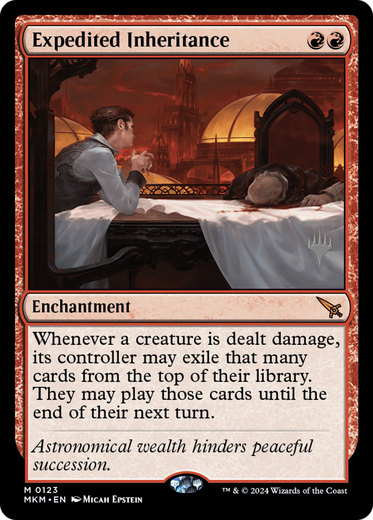 Expedited Inheritance (PPMKM-123) - Murders at Karlov Manor Promos Foil (Promo Pack)
