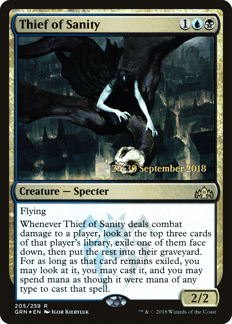 Thief of Sanity (PRE-205S) - Guilds of Ravnica Promos (Prerelease) Foil